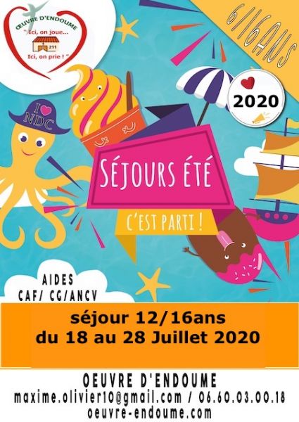 GALERIE SÉJOUR ADOS ÉTÉ 2020 